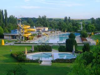 Freibad auf der Mondseeinsel