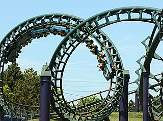 Dragon Fire © Cedar Fair Entertainment Company