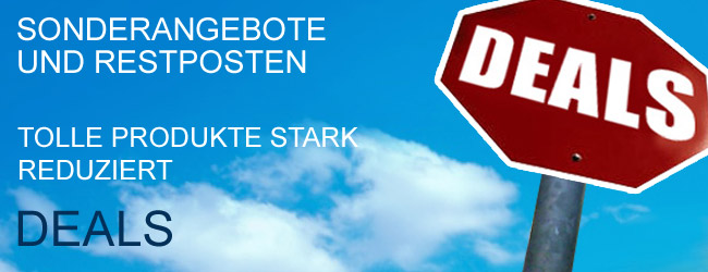 Sonderangebote und Restposten